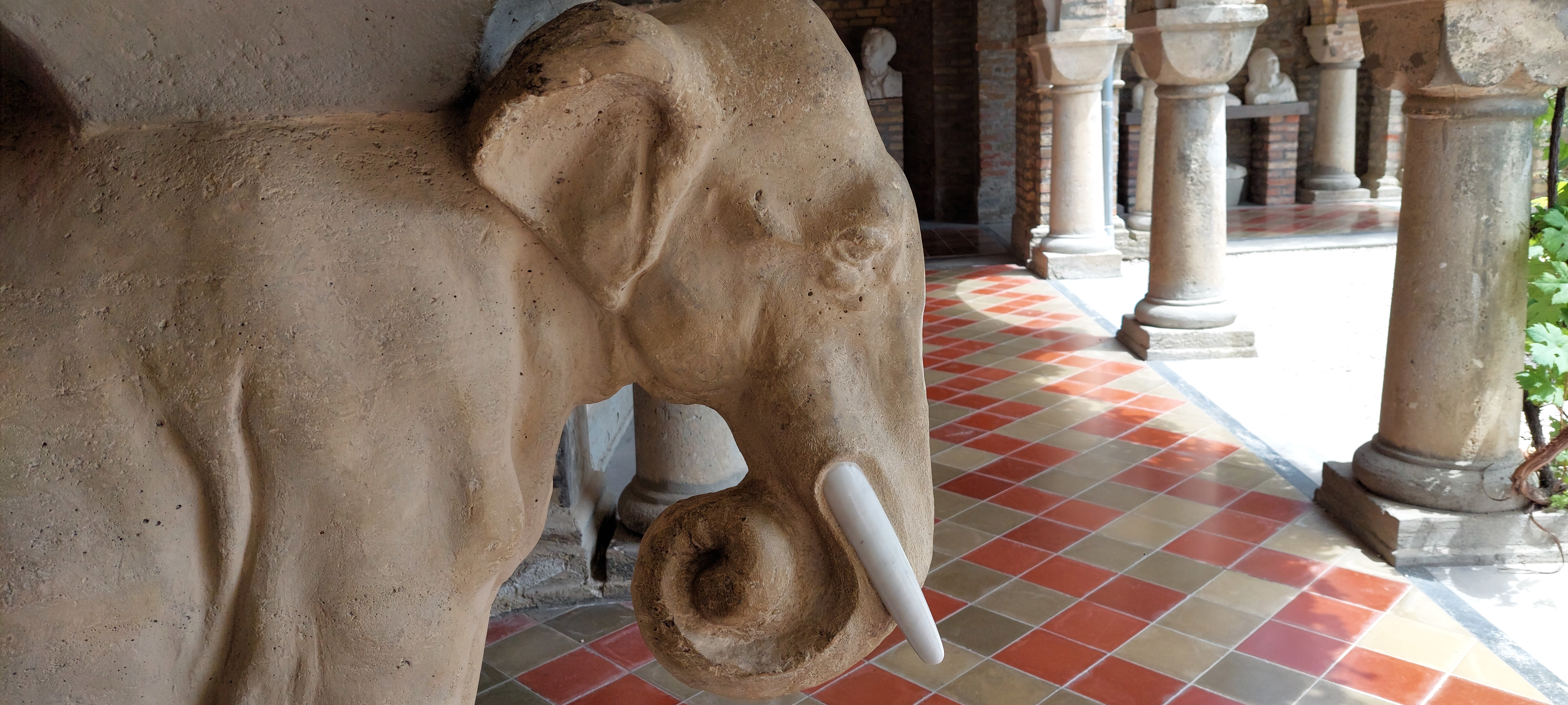 Bory-castle Székesfehérvár elephant sculpture Hungary